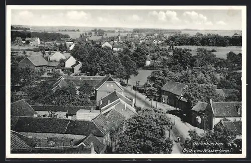 AK Geilenkirchen, Blick vom Wasserturm, Reichsadler mit 