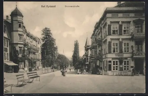 AK Bad Pyrmont, Brunnenstrasse