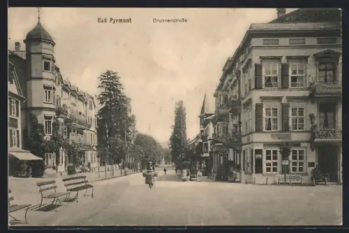 AK Bad Pyrmont, Brunnenstrasse