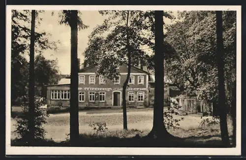 AK Grüna /Sa., Konzert-, Ball- und Garten-Etablissement, Inh. Hermann Streller