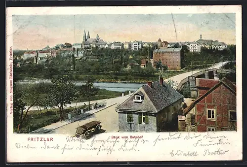 AK Fritzlar, Blick vom Bahnhof