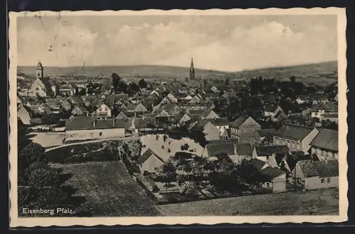 AK Eisenberg /Pfalz, Ortsansicht aus der Vogelschau