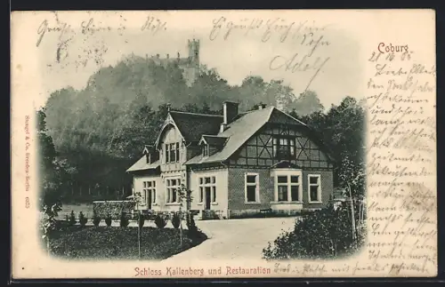AK Coburg, Schloss Callenberg und Restaurant
