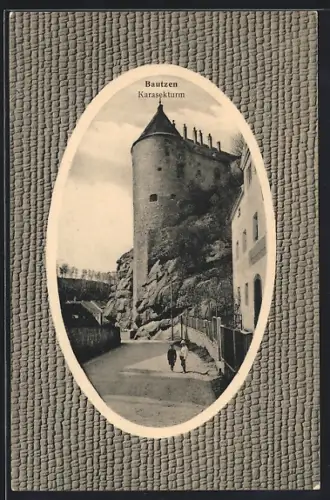 AK Bautzen, Karasekturm im Passepartout
