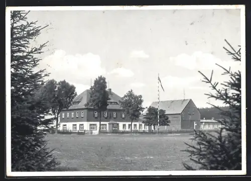 AK Kreuztanne, Schullandheim Kreuztanne der Stadt Radebeul