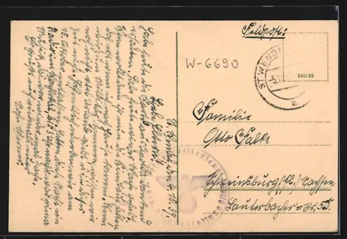 AK St. Wendel, Brühlstrasse, Waren-Rabatt-Haus, Geschäft von Alphons Wolff