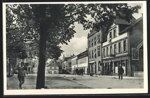 AK Saarburg, Saargemünderstrasse, Strassenzug, Wohnhäuser