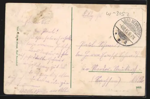 AK Bad Nenndorf, Bahnhof-Strasse