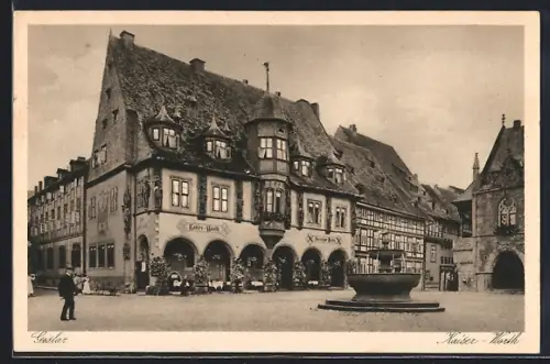 AK Goslar, Hotel Kaiser-Worth von Theodor Bode
