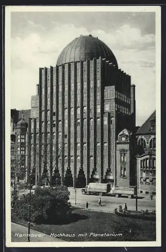 AK Hannover, Hochhaus mit Planetarium