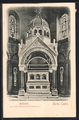 Präge-AK Maria Laach, Hochaltar