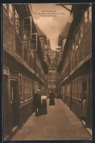 AK Alt-Hamburg, Hof Kramer Amtswohnungen, Kralenkamp 10