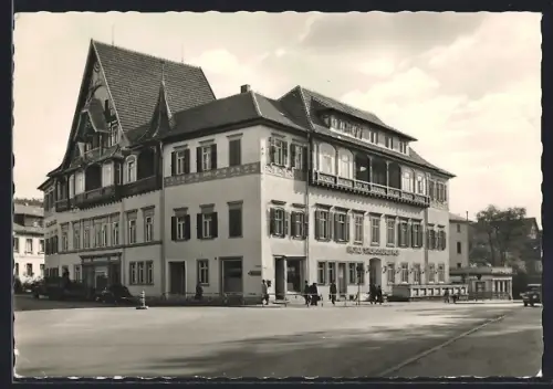 AK Meiningen /Thür., HO-Hotel Sächsischer Hof