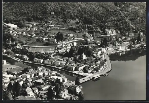 AK Ponte-Tresa, Panorama, Fliegeraufnahme