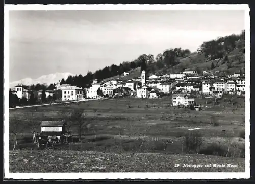 AK Novaggio, Panorama col Monte Rosa