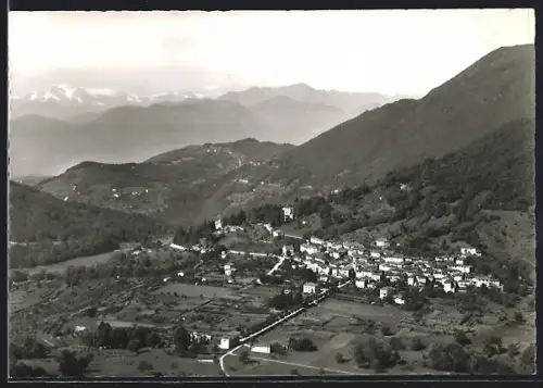 AK Novaggio, Panorama, Fliegeraufnahme