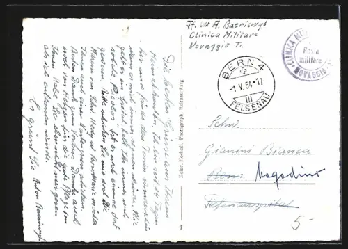 AK Novaggio, Ortsansicht mit Blick ins Tal