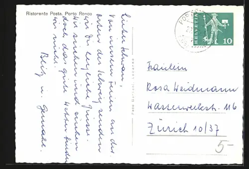 AK Porto Ronco, Ristorante Posta