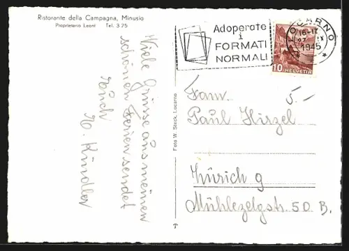 AK Minusio, Ristorante della Campagna Leoni