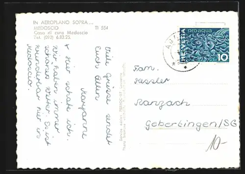 AK Medoscio, Casa di cura Medoscio, Fliegeraufnahme