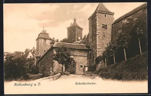 AK Rothenburg a. T., Koboldzeller Tor