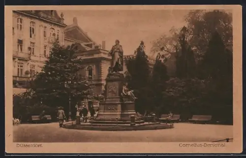 AK Düsseldorf, Cornelius-Denkmal