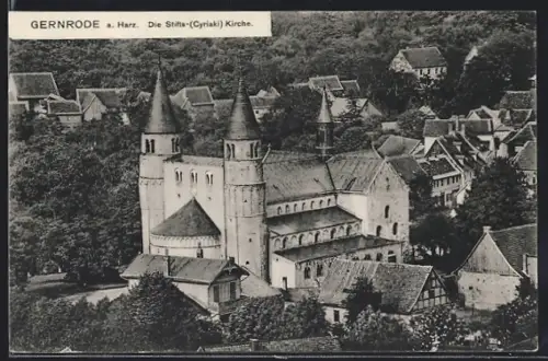 AK Gernrode a. Harz, Stiftskirche St. Cyriakus