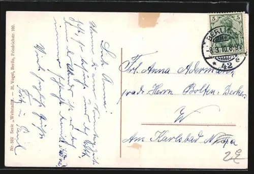 AK Berlin, Komponisten-Denkmal im Tiergarten