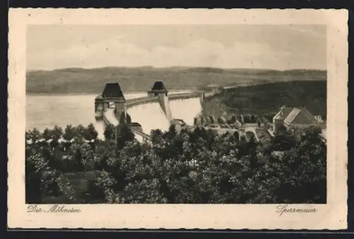 AK Möhnesee /Soest, Sperrmauer