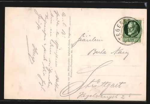 AK Tegernsee /Alpbachtal, Hirschberg, Kampen, Holzalpe, See, Gebirgspanorama