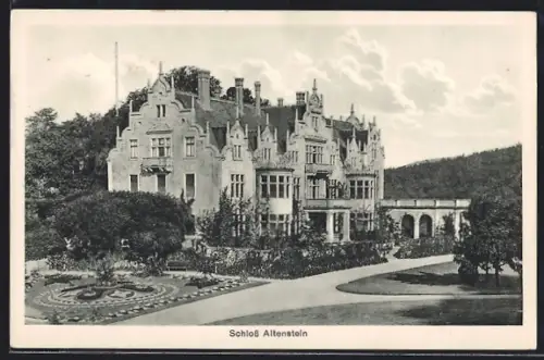 AK Bad Liebenstein, Blick zum Schloss Altenstein