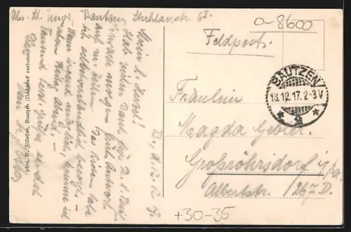 AK Bautzen, Offizier-Kasino des 4. Infanterie-Regiments No. 103, Frühstückszimmer, Innenansicht