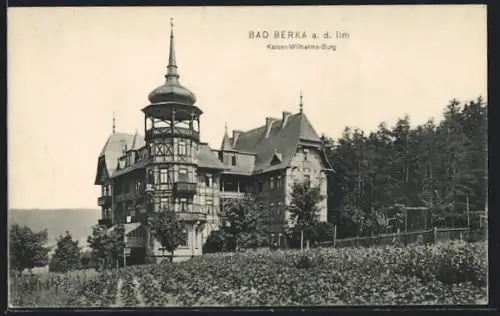 AK Bad Berka a.d. Ilm, Kaiser Wilhelms-Burg