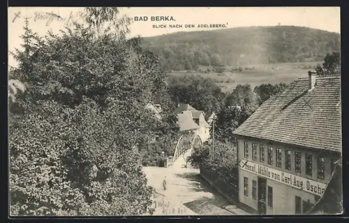 AK Bad Berka, Blick nach dem Adelsberg