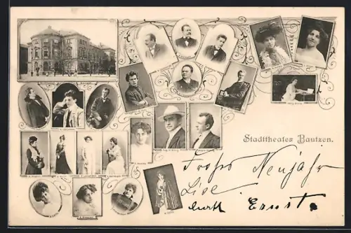AK Bautzen, Stadttheater, L. Unger, A. Herald