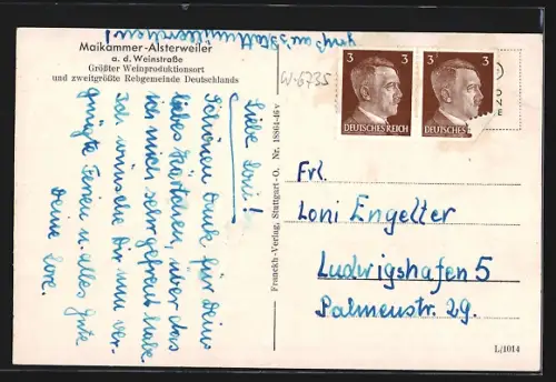 AK Maikammer, Blick in die Gautmannstrasse