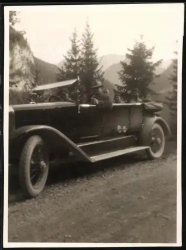 Fotografie Auto Cabrio mit offenem Verdeck