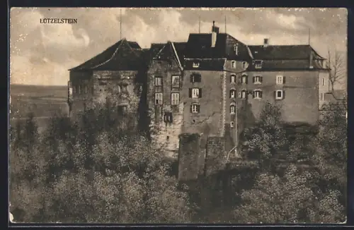 AK Lützelstein, Blick auf die Burg