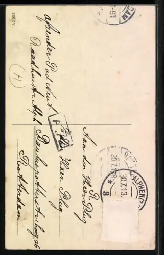 AK Schornsteinfeger trinkt mit einer Frau Sekt auf einem Dach