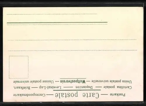 Lithographie Eine Parade Osterküken mit Ostereiern, Fröhliche Ostern