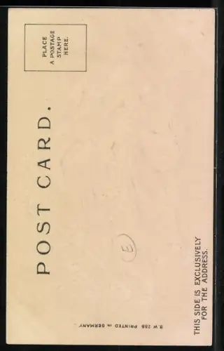 AK Osterengel mit Blumenherz