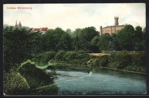 AK Waldenburg / Sachsen, Schloss Waldenburg