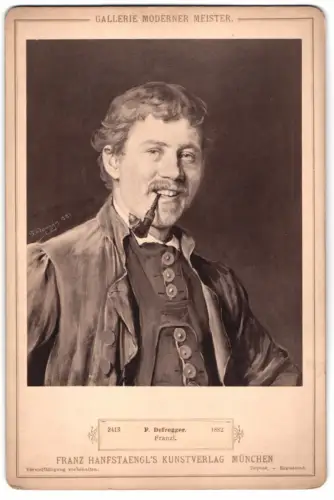 Fotografie Franz Hanfstaengl, München, Gemälde: Franzl, nach F. Defregger