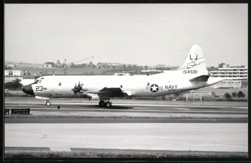 Fotografie Flugzeug Lockheed P-3 Orion, US-Navy LJ 154581 VP-23 mit Staffelabzeichen