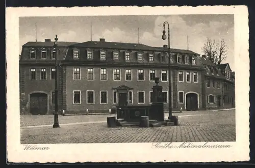 AK Weimar / Thüringen, Goethe-Nationalmuseum
