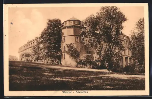AK Weimar / Thüringen, Bibliothek
