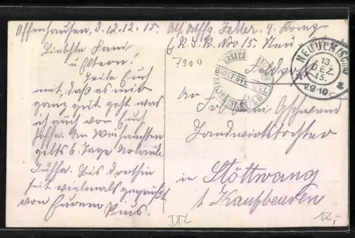 AK Ulm a. D., Friedrichsau-See, Passepartout mit Reichskriegsfahne