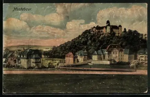 AK Montabaur, Teilansicht mit Schloss