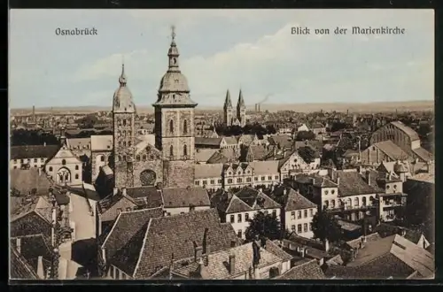 AK Osnabrück, Blick von der Marienkirche