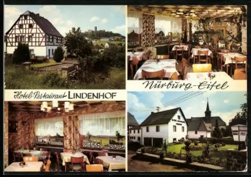 AK Nürburg /Eifel, Hotel-Restaurant-Pension Lindenhof, Inh. Gerd Schüren